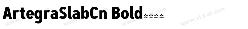 ArtegraSlabCn Bold字体转换